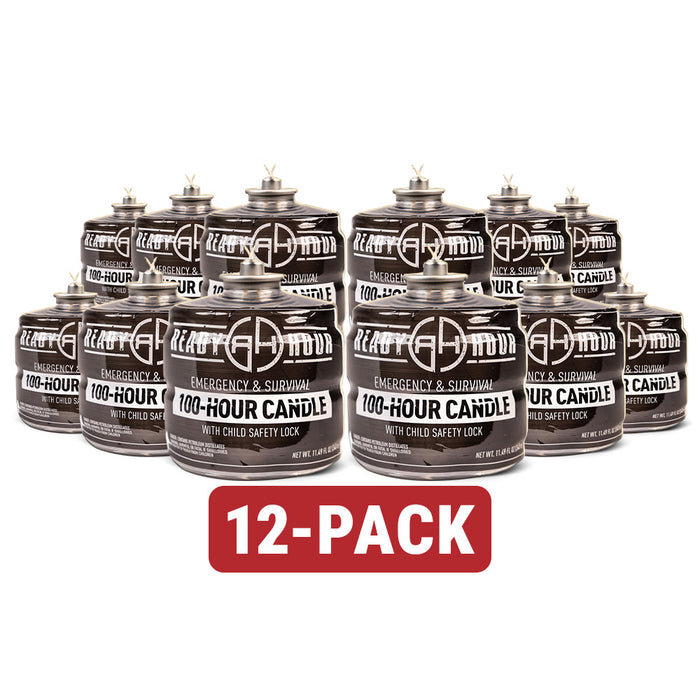 100-Hour Candle for Emergencies (12-pack)