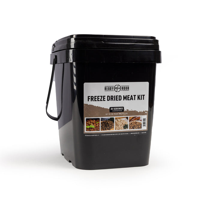 Ready Hour Freeze Dried Meat Kit (20 servings, 10 pouches)