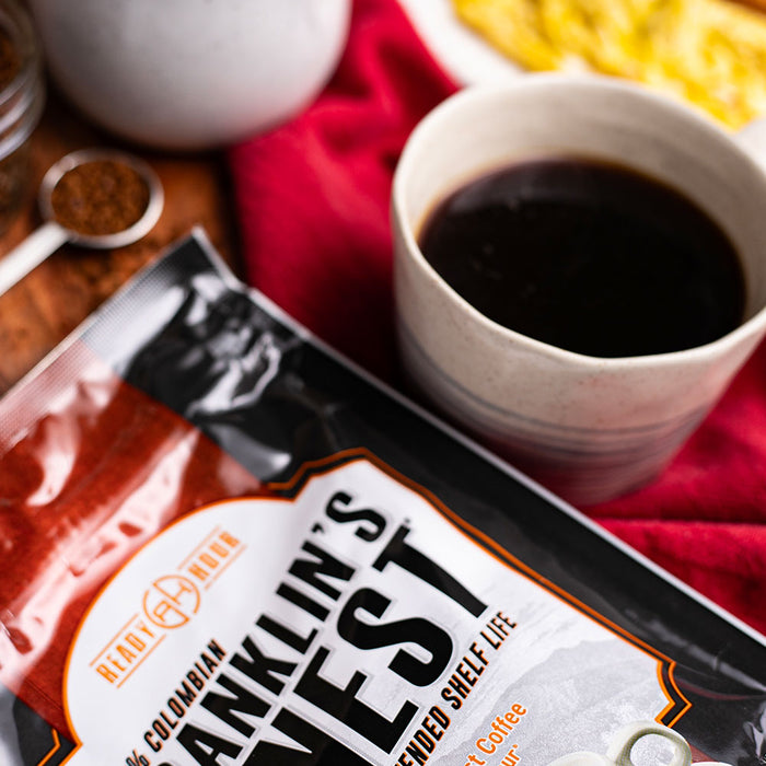 Franklin's Finest Survival Coffee (720 servings, 1 bucket)