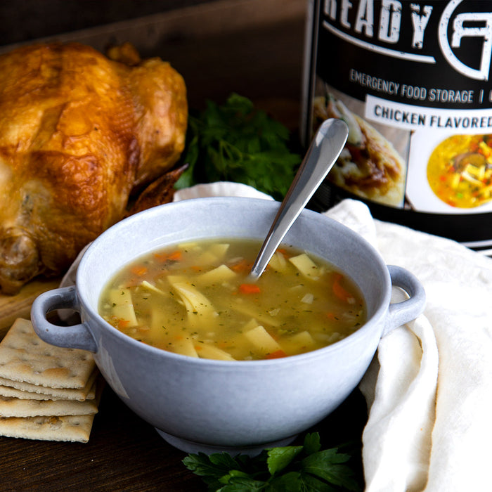 Ready Hour Chicken Flavored Noodle Soup #10 Can (20 servings)