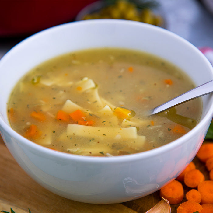 Ready Hour Chicken Flavored Noodle Soup #10 Can (20 servings)