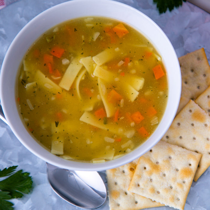 Ready Hour Chicken Flavored Noodle Soup #10 Can (20 servings)