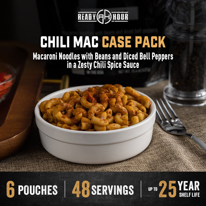 Chili Mac Case Pack (48 servings, 6 pk.)