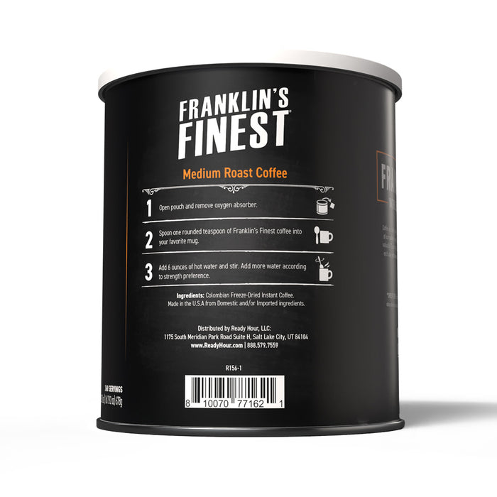 Franklins Finest Coffee Instructions