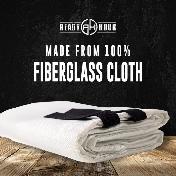 Folded fiberglass cloth