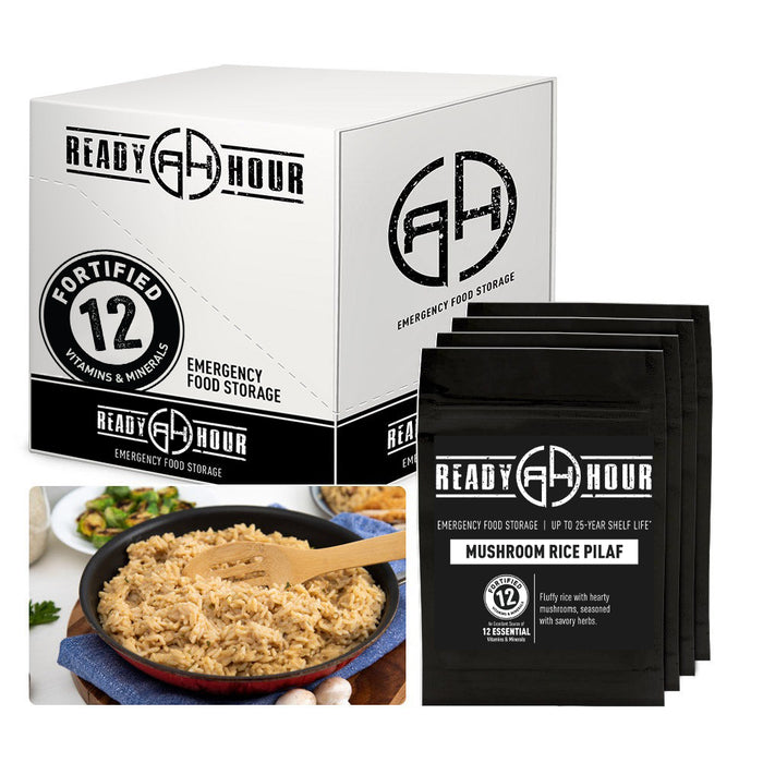 Ready Hour Mushroom Pilaf Case Pack (32 servings, 4 pk.)