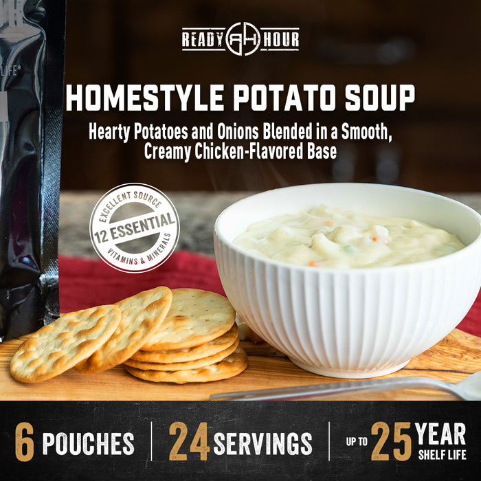 Ready Hour Homestyle Potato Soup Case Pack (24 servings, 6 pk.)