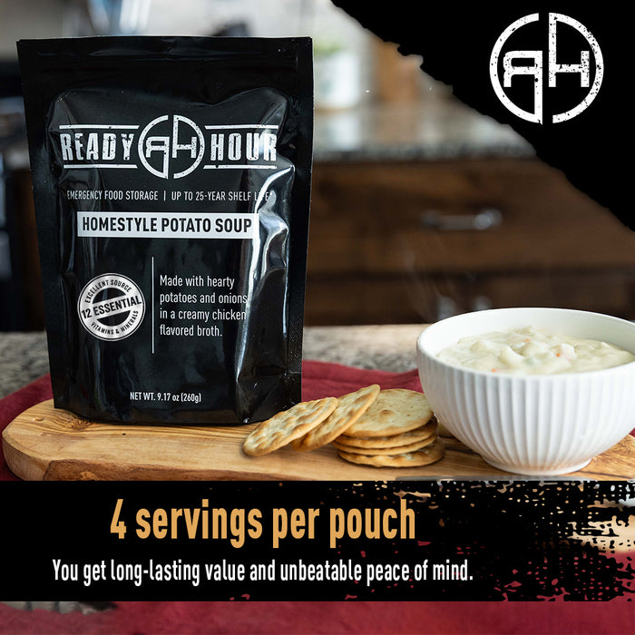 Ready Hour Homestyle Potato Soup Case Pack (24 servings, 6 pk.)