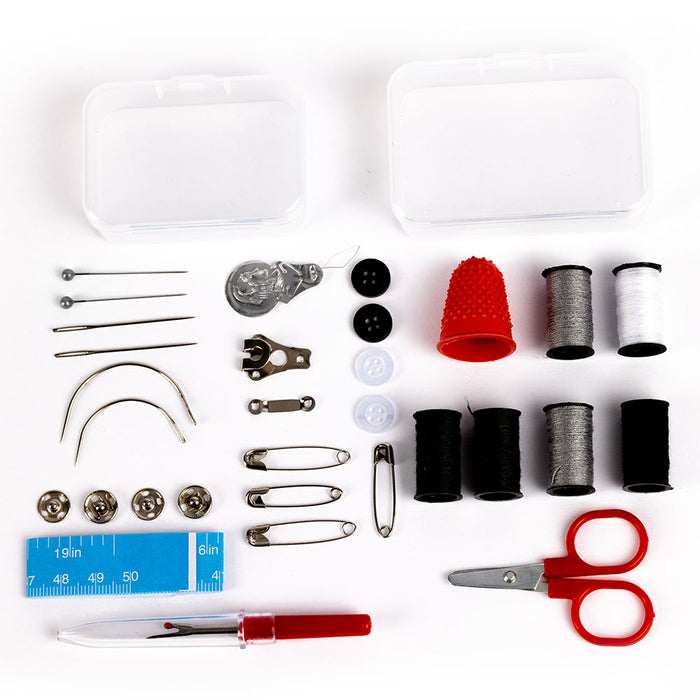 Ready Hour's Emergency Sewing Kit components