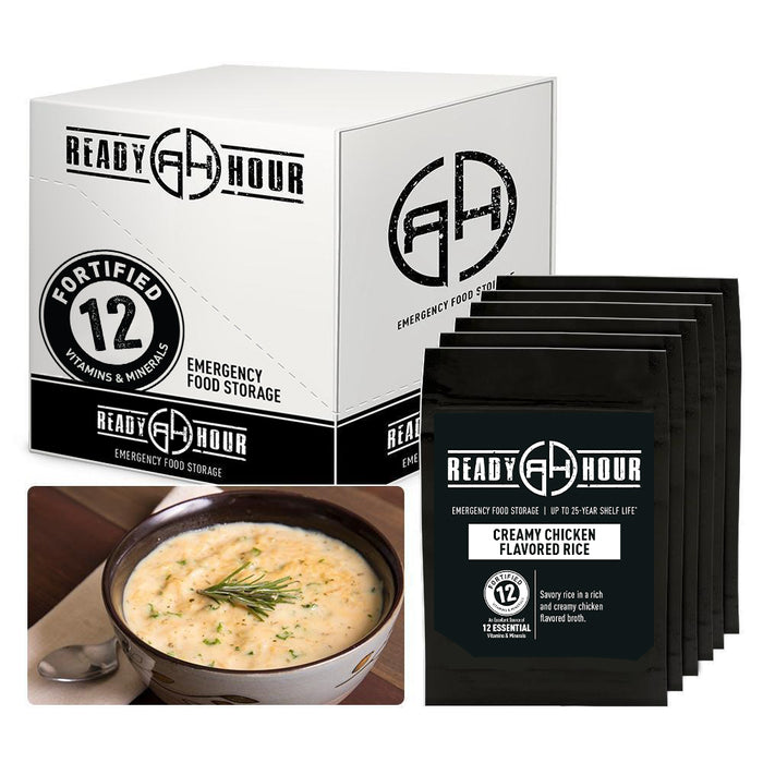 Ready Hour Creamy Chicken Flavored Rice Case Pack (24 servings, 6 pk.)