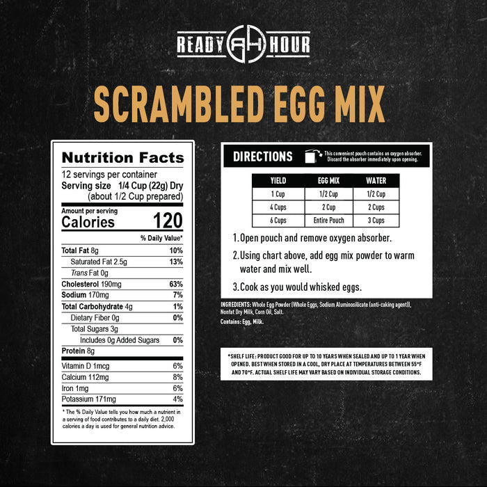 Ready Hour Scrambled Eggs Case Pack (72 servings, 6 pk.)