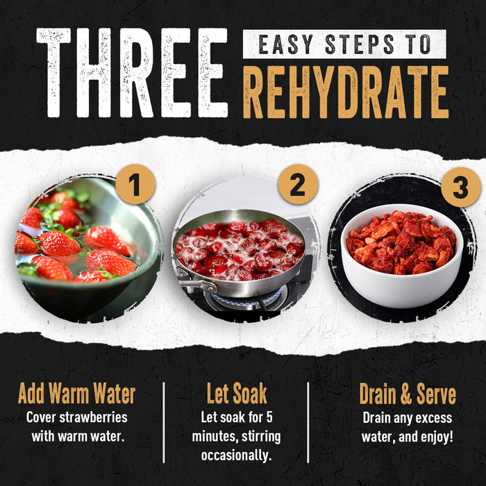 Ready Hour Freeze-Dried Strawberries Case Pack (32 servings, 4 pk.)