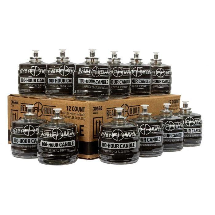 100-Hour Candle for Emergencies - 12 pack