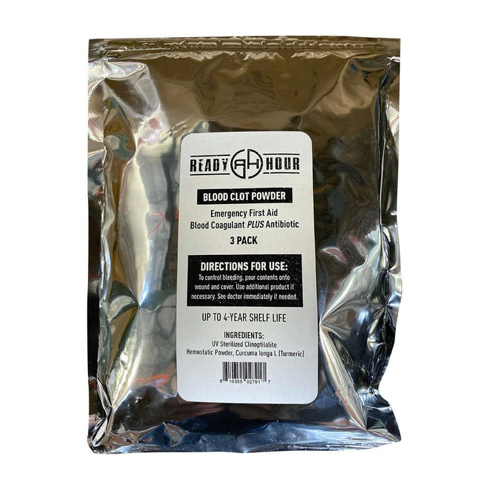 Ready Hour Blood Clot Powder (1 pkg. w/ 3 packs) - Ready Hour