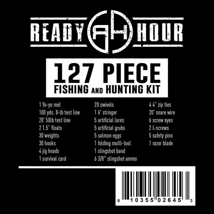 Fishing and Hunting Kit by Ready Hour (127 pieces)