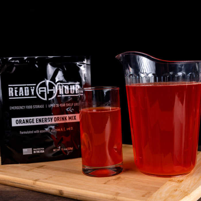 Orange Energy Drink Mix Single Package (8 servings)