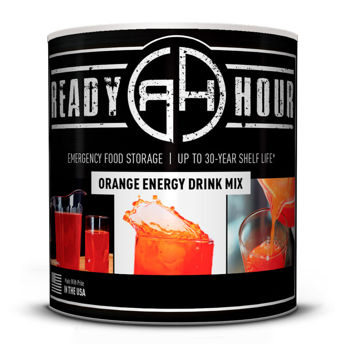Ready Hour Orange Energy Drink Mix #10 Can (63 servings)