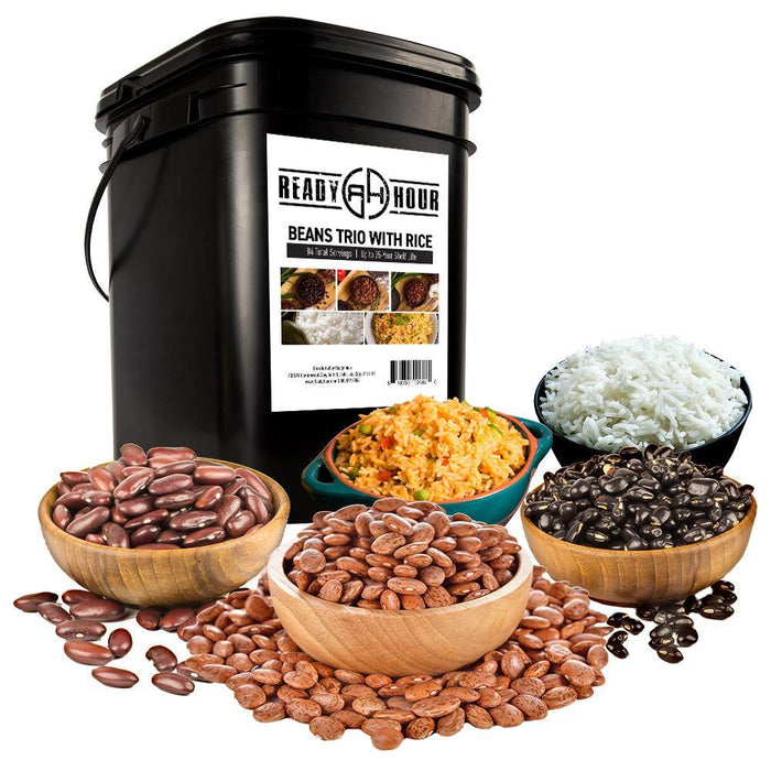 Ready Hour Beans Trio With Rice Kit (100 servings, 14 pk.) - Ready Hour