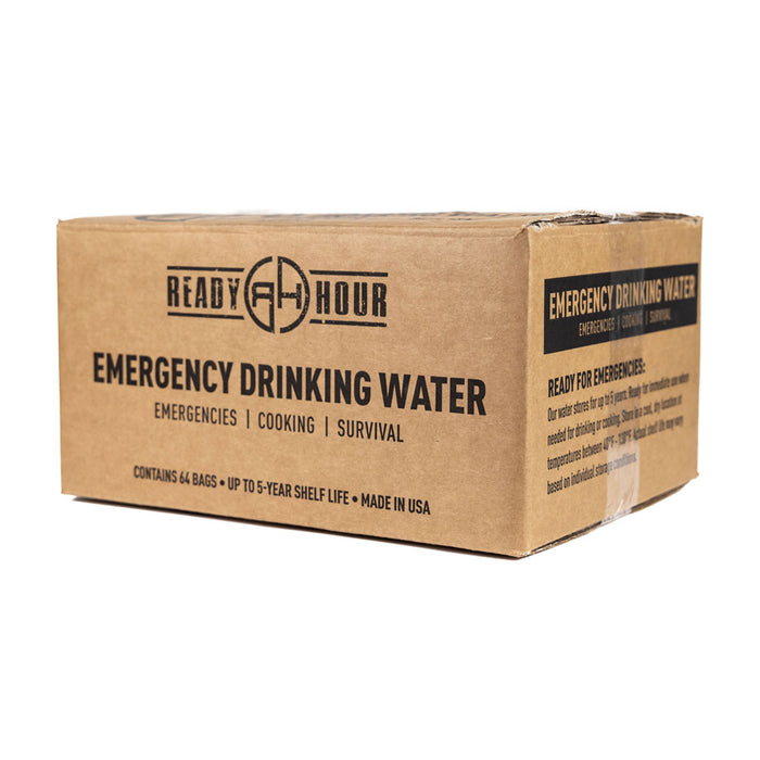 Ready Hour Emergency Water Pouch Case (64 pouches)