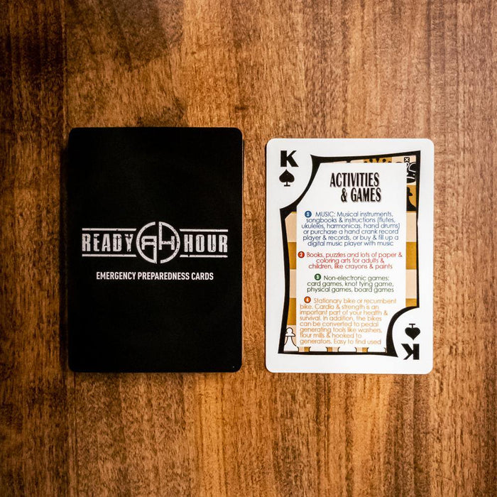 Ready Hour Preparedness Playing Cards - Ready Hour