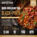 Ready Hour Quick-Cook Beans Trio with black, pinto, and red beans, offering 12,540 calories, 99 servings, 759g protein, and up to a 30-year shelf life.