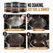 Ready Hour Quick-Cook Beans preparation guide showing four steps: boil water, add beans, simmer 10–12 minutes, then drain if desired and serve.
