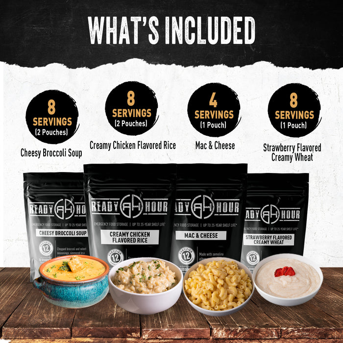 Ready Hour 1-Week Food Supply Ammo Can (2,000+ calories/day)