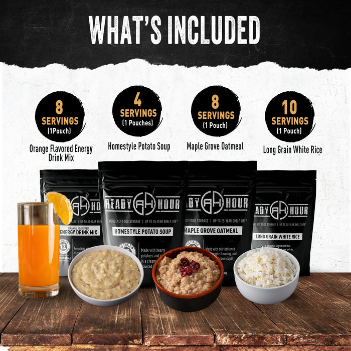 Ready Hour 1-Week Food Supply Ammo Can (2,000+ calories/day)