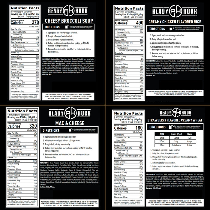 Ready Hour 1-Week Food Supply Ammo Can (2,000+ calories/day)