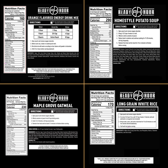 Ready Hour 1-Week Food Supply Ammo Can (2,000+ calories/day)