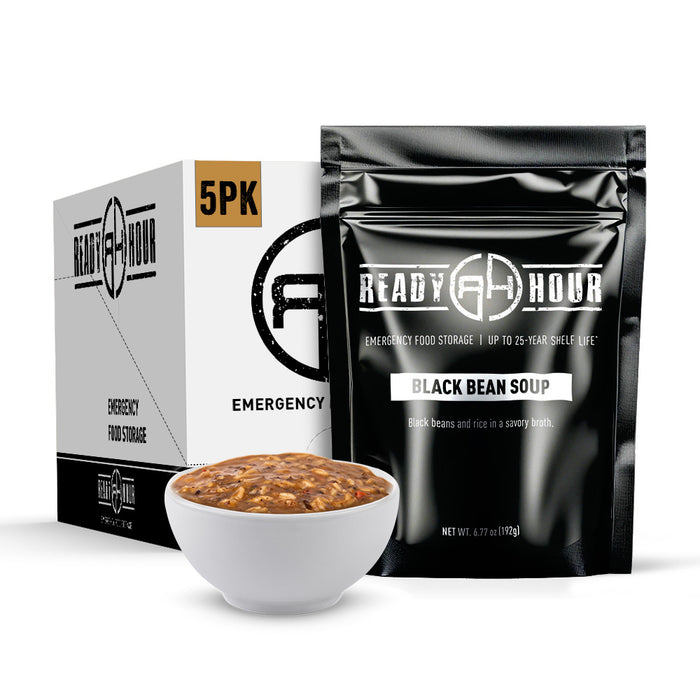 Ready Hour Black Bean Soup Case Pack (20 servings, 5 pk.)