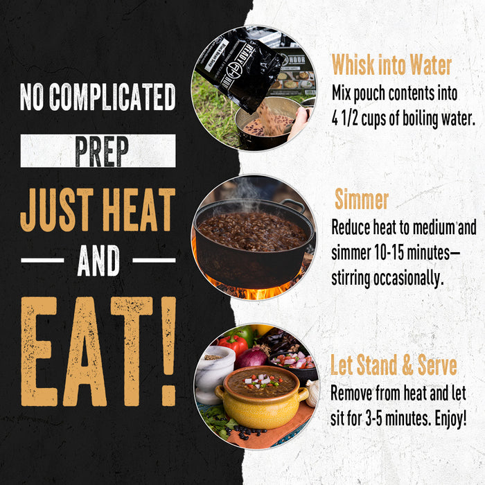 Ready Hour Black Bean Soup Case Pack (20 servings, 5 pk.)