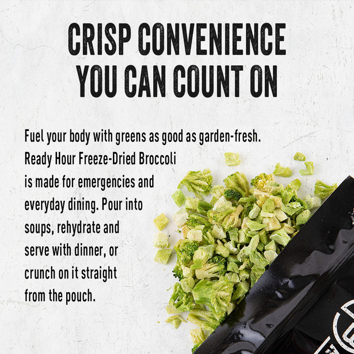 Freeze-Dried Broccoli Case Pack (48 servings, 6 pk.)