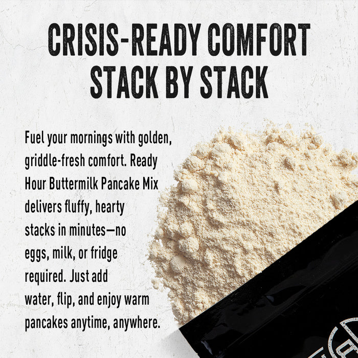 Buttermilk Pancake Mix with benefits in text