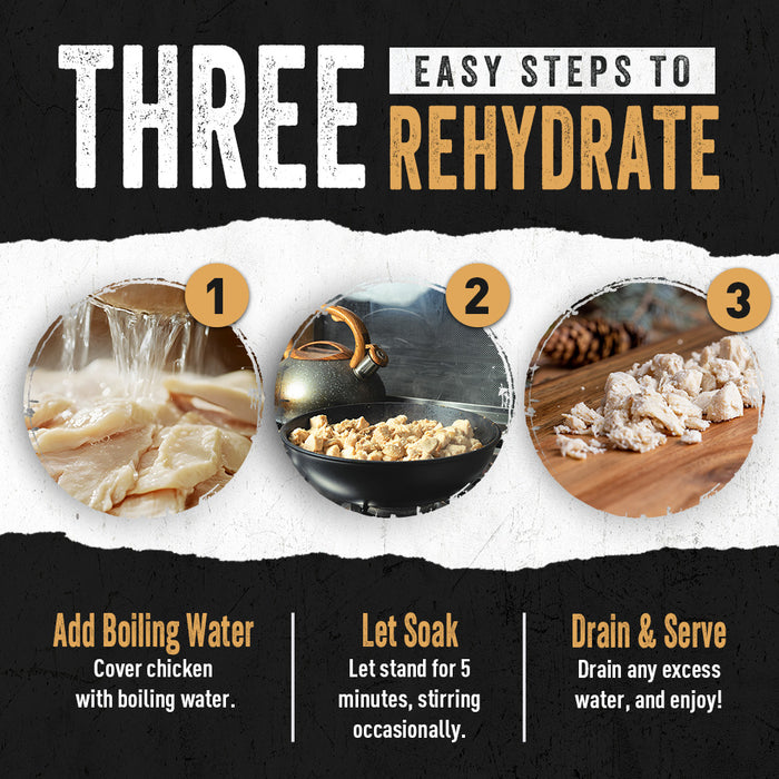 Ready Hour Freeze-Dried White Meat Chicken Case Pack (12 servings, 6 pk.)