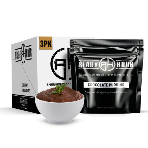 Chocolate pudding in a bowl