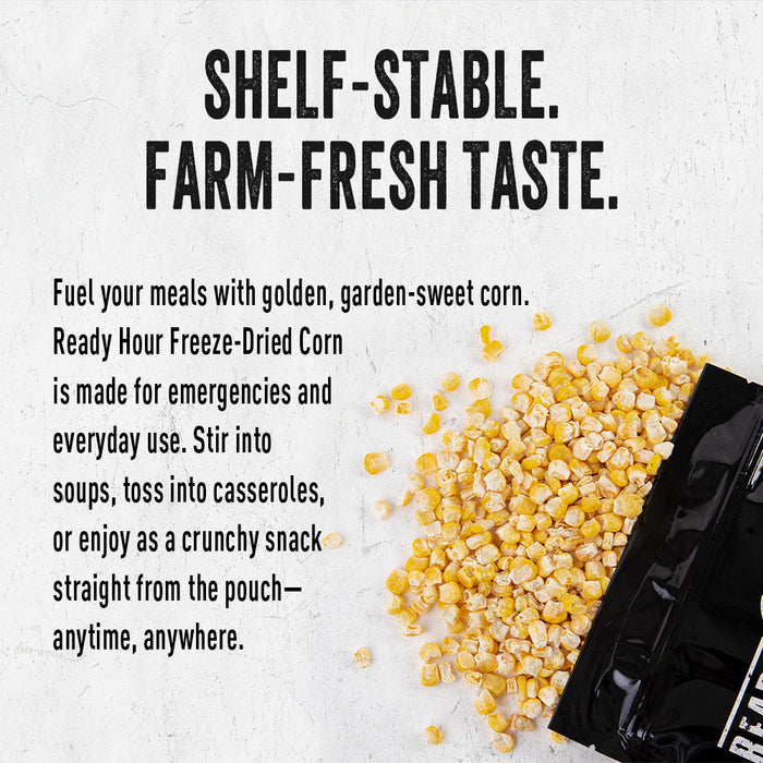 Freeze-Dried Corn Case Pack (48 servings, 6 pk.)
