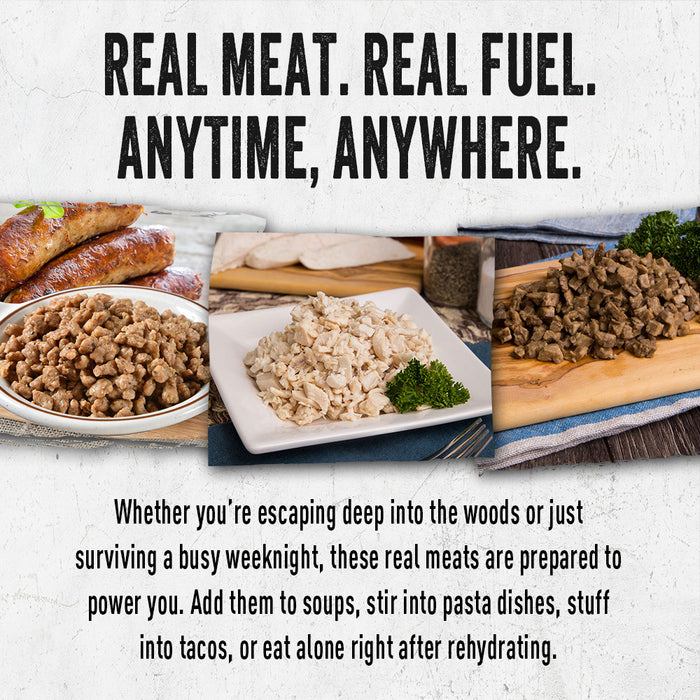 Ready Hour Freeze Dried Meat Kit (20 servings, 10 pouches)