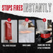 Instructions of how to use fire blanket