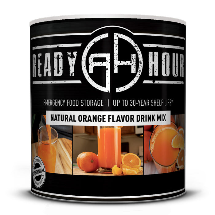 Ready Hour Natural Orange Flavored Drink Mix #10 Can (63 servings)
