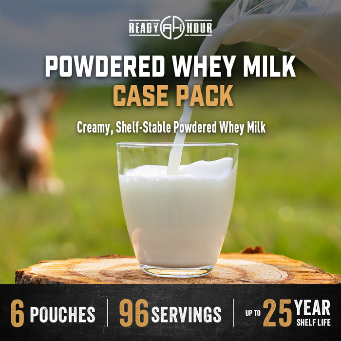 Glass of milk being poured into a glass