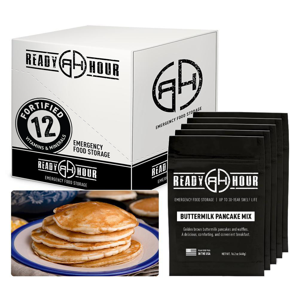 Ready Hour Buttermilk Pancake Mix Case Pack (50 servings, 5 pk.)