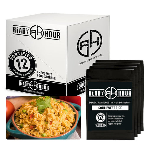 Ready Hour Southwest Savory Rice Case Pack (32 servings, 4 pk.)