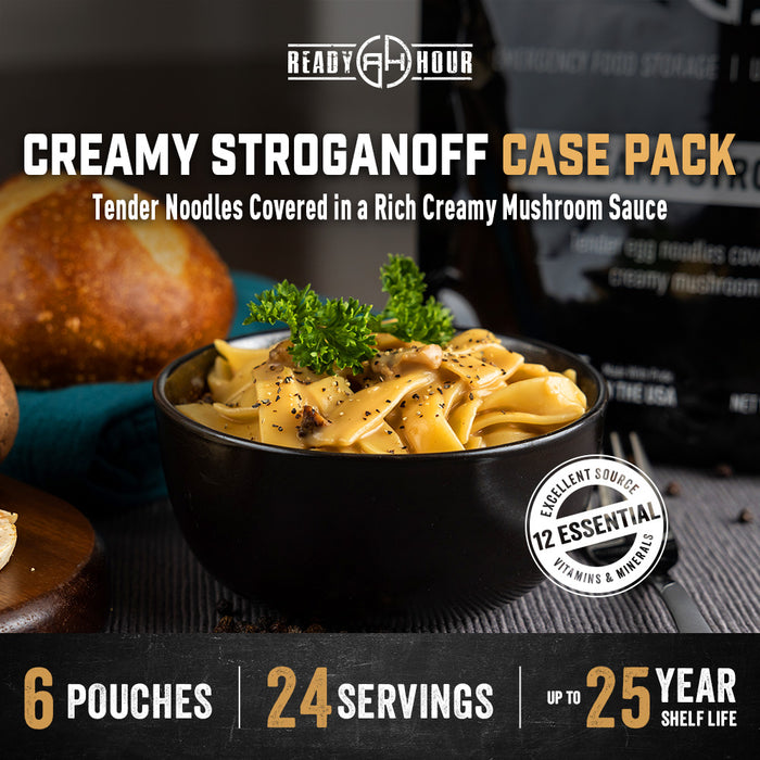 Ready Hour Creamy Stroganoff Case Pack (24 servings, 6 pk.)