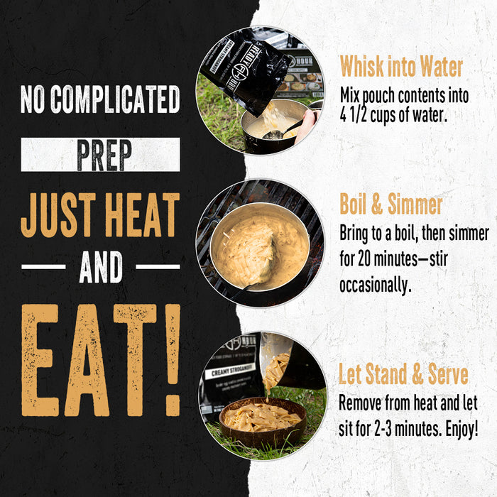 Ready Hour Creamy Stroganoff Case Pack (24 servings, 6 pk.)