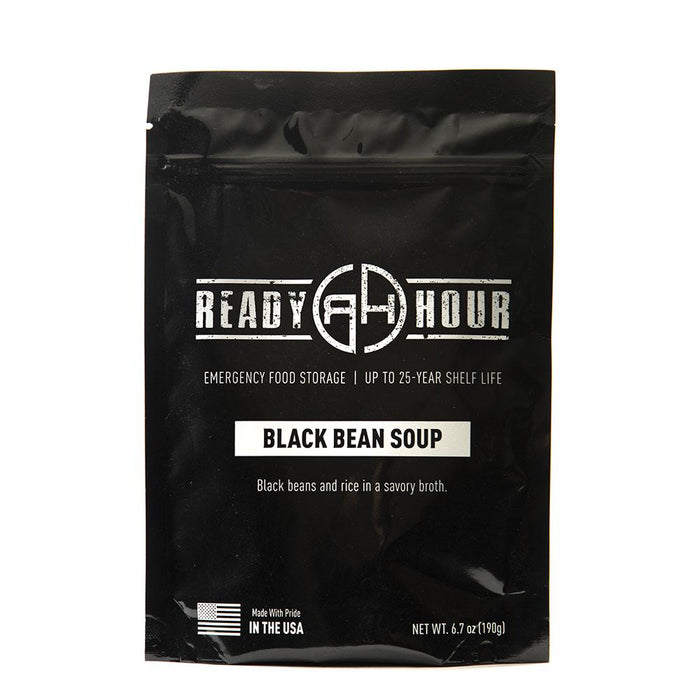 Black Bean Soup Single Package (4 servings) - Ready Hour