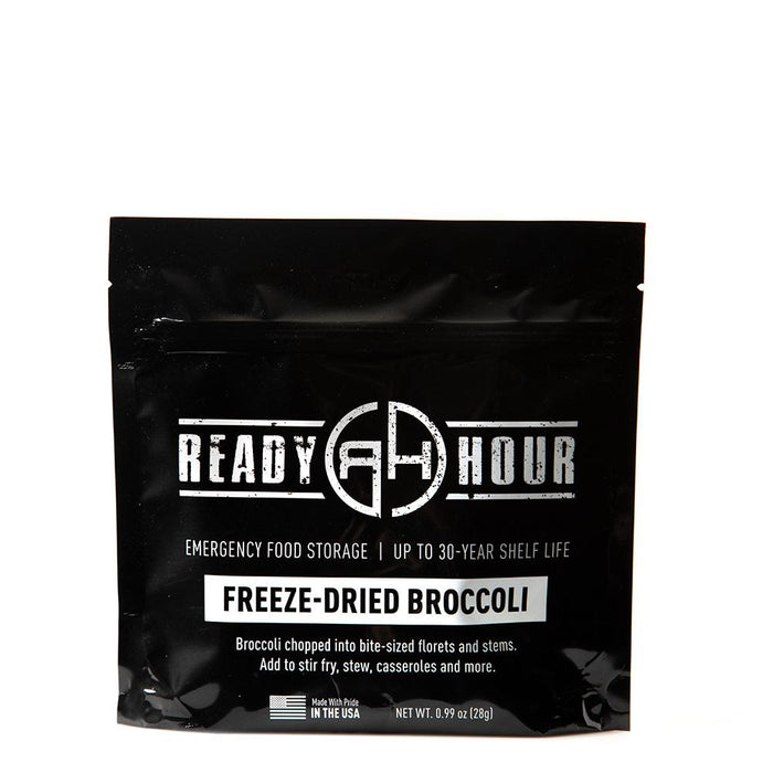 Freeze-Dried Broccoli Single Package (8 servings) - Ready Hour