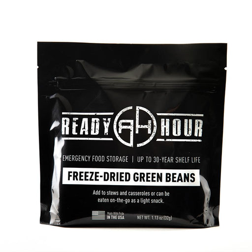 Freeze-Dried Green Beans Single Package (8 servings) - Ready Hour