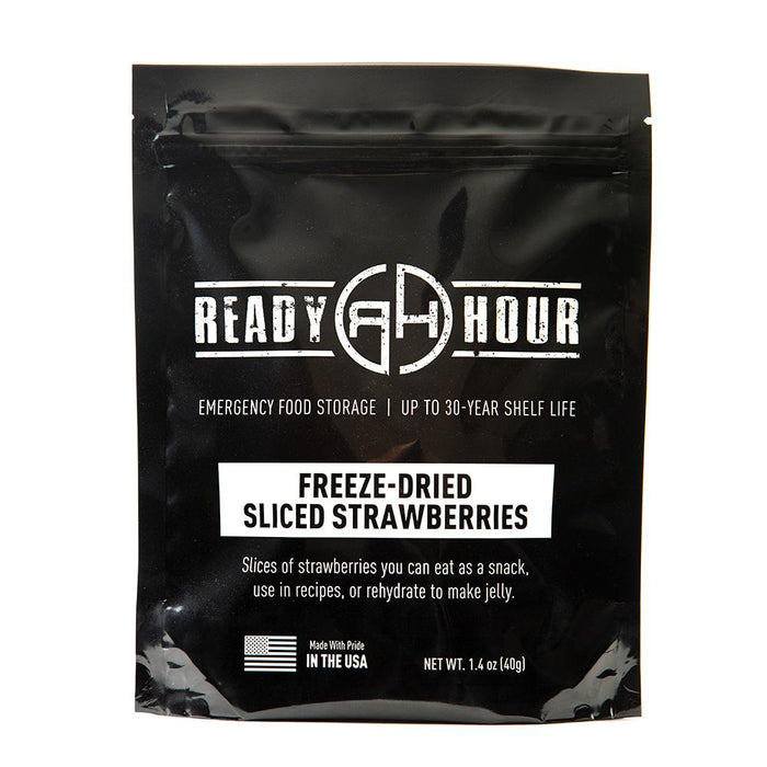 Freeze-Dried Strawberries Single Package (8 servings) - Ready Hour