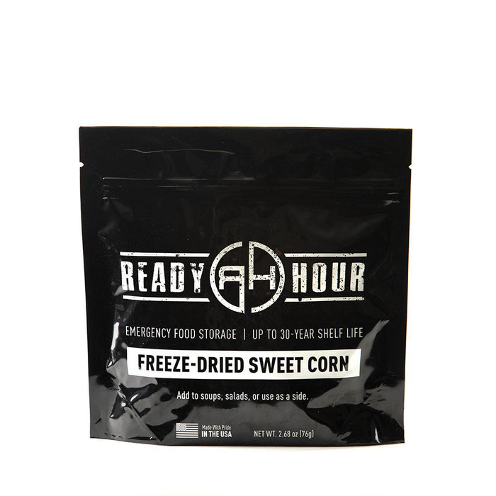 Freeze-Dried Corn Single Package (8 servings) - Ready Hour